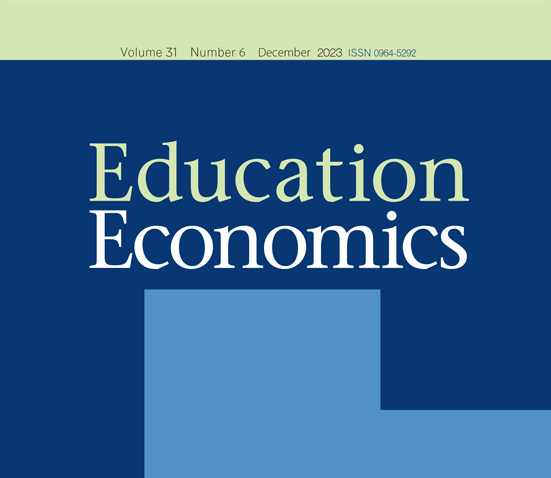 Portada revista Education Economics